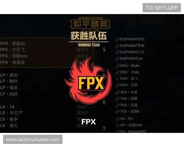 和平精英巨献：深入解析FPX选手的个人技术与战术素养